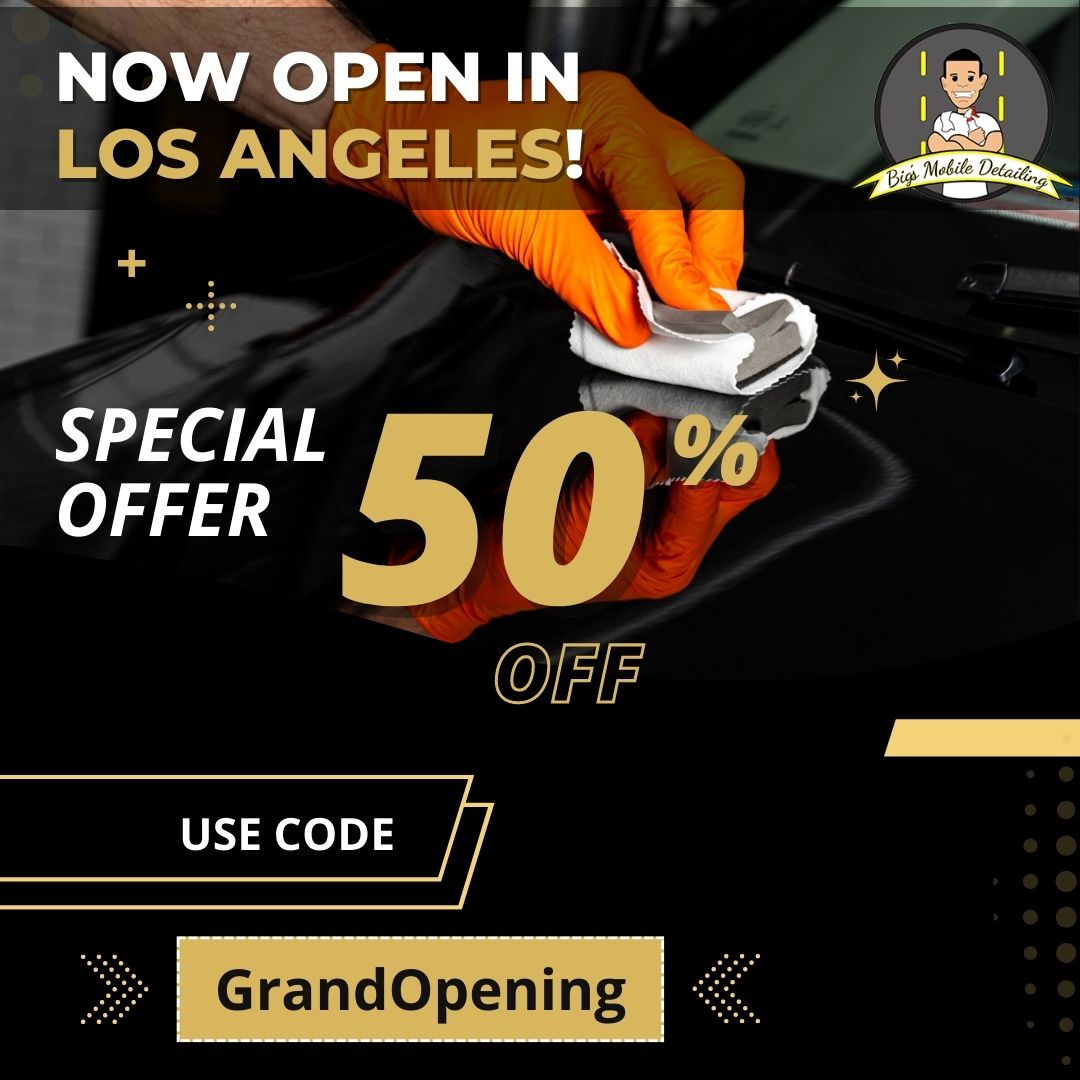 LA Grand Opening 50 percent off discount